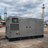 Groupe électrogène multi-combustibles à haute efficacité 160 kW 200 kVA, gaz naturel, GPL, biogaz, pour la production d'énergie industrielle
