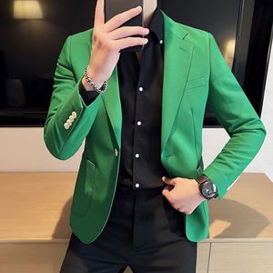 Costume d'affaires décontracté et formel à la mode pour hommes, <span class=keywords><strong>manteau</strong></span> pour hommes Single West, robe de soirée et de mariage, veste, <span class=keywords><strong>manteau</strong></span> Slim Fit à la mode coréenne - Product Image 1