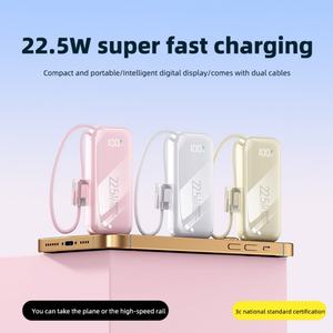 Cargador Portátil al por Mayor de 20000mA 30000mA 22.5W de Gran Capacidad con Cable Integrado y Pantalla LED - Product Image 2