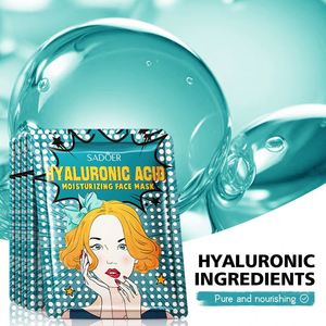 Nouveau <span class=keywords><strong>Masque</strong></span> Réparateur Profond SADOER à l'Acide Hyaluronique, <span class=keywords><strong>Masque</strong></span> Facial Hydratant au Collagène et aux Extraits de Plantes, <span class=keywords><strong>Masque</strong></span> Nettoyant en <span class=keywords><strong>Tissu</strong></span> pour le Visage - Product Image 5
