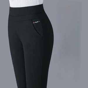 Yuhong Wholesale High-quality Women's Business Pants Women's Casual <strong>Trousers</strong> Loose Thin High Waist Middle-aged Leisure Pencil Tr - Product Image 5