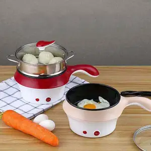 Elektrische Hot Pot Bratpfannen Multifunktions-Mini-Reiskocher Tragbarer Antihaft-Kochtopf