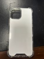 Vente en gros d'étui de téléphone portable à sublimation 2D avec cadre transparent pour iPhone 16 Pro Max étui de sublimation à plaque arrière en aluminium