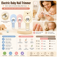 Nail Trimmer Electric Quiet Safe Nail Trimmer Nail Cutter Infant Care Tool for Wholesale Mother Baby Products