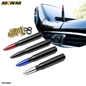 AUTOFAB - EPMAN Universal Anti-robo de bronce punta calibre 50 bala antena <span class=keywords><strong>corta</strong></span> para Jeep Wrangler EPTX007 - Product Image 1