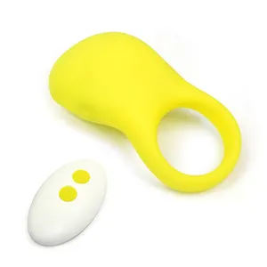 Ereksiyon desteği zevk arttırıcı titreşimli halka vibratör erkekler için Penis halkası seks oyuncakları
