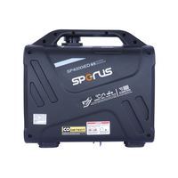 SPERUS SP4000iED 3kW Luftgekühlter 4-Takt-Benzingenerator 5,8L Kraftstofftank 15h Laufzeit Auto-/Seilzug-/Fernstart Leichtgewicht