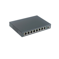 8 Port LAN 10/100Mbps IP65 Tahan Cuaca Luar Ruangan Reverse POE Single Mode Fiber Optik EPON ONU Bersertifikasi CE RoHS FCC FTTH 4KV