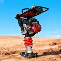 Machine de compactage par vibration haute efficacité et compacte pour la construction de routes et le compactage des sols