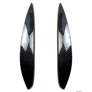 Mercedes-Benz Smart 2014 Headlight Eyebrow Decorative Sticker Piano Black Carbon Fiber ABS Body Trim - Product Image 2