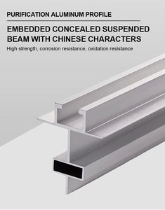 على شكل حرف T لتنقية الألومنيوم ناتئ: 50 لوحة ساندويتش سبائك الألومنيوم شعاع مخفي الألومنيوم الشخصي - Product Image 2