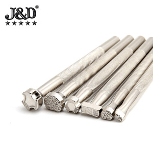 JINDIAO Da Khắc Mô Hình Cá Công Cụ In Ấn Thiết Lập 6 Bộ Công Cụ Da Thiết Lập Thủ Công Da Sản Xuất Nghệ Thuật Rau Tann - Product Image 2