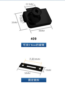 Cerradura de Aleación de Zinc para Puertas de Gabinete Individuales/Dobles, Diseño Moderno, Cerradura Duradera para Gabinetes de Vidrio, para Uso en Hoteles y Escuelas - Product Image 3