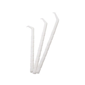 Angled 5.6cm Plastic <b>Toothpicks</b> 180 Pcs in a Carnister Soft <b>Toothpick</b> White Disposable Plastic <b>Toothpick</b> High Quality OEM,ODM - Product Image 4