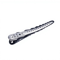 Peigne à cheveux en aluminium noir oxydé, modèle FJ1038, pour le coiffage en salon