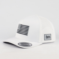 Waterdichte Premium Golf Sport Pet OEM Custom Reflecterende Print PVC Patch logo Hoge Kwaliteit Snel Droogende 5 Panel Baseball Cap voor Heren