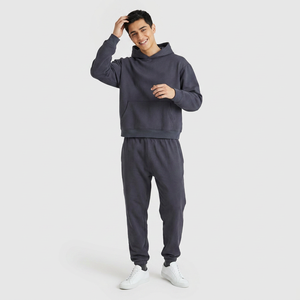 Conjuntos Deportivos de Invierno Unisex Personalizados, 2 en 1, con Capucha, Estampados, 100% Algodón, con Cordón Ajustable, Diseño Animal, Lavado Ácido, Largo Completo - Product Image 1