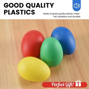 Strumenti a percussione per bambini di alta qualità, shaker a forma di uovo in plastica, giocattoli musicali portatili per lezioni di <span class=keywords><strong>musica</strong></span>. - Product Image 5