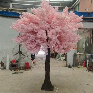 A-1556 Hochzeit im freien rosa japanischer Kirschblütenbaum groß 8 Fuß künstlicher Kirschblütenbaum Dekoration