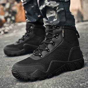 Stivali Tattici Leggeri <span class=keywords><strong>da</strong></span> <span class=keywords><strong>Uomo</strong></span> <span class=keywords><strong>Impermeabili</strong></span> Antiscivolo <span class=keywords><strong>Scarpe</strong></span> <span class=keywords><strong>da</strong></span> Addestramento per Esterni in Gomma Resistenti per Campo di Battaglia Escursionismo - Product Image 6
