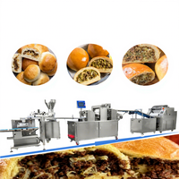 Machine automatique LONGYU pour la fabrication de pains farcis, équipement de formage de pains farcis à la viande, machine de boulangerie commerciale