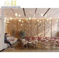 Diseño de Interiores para Cafeterías - Servicio de Renovación de Cafés Comerciales Personalizados (Decoración Rústica Moderna para Tiendas de Café)