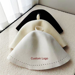 Chapeau <span class=keywords><strong>de</strong></span> sauna en laine mérinos pour hommes et femmes, casquette russe Banya pour accessoires <span class=keywords><strong>de</strong></span> <span class=keywords><strong>bain</strong></span> <span class=keywords><strong>de</strong></span> vapeur - Product Image 2