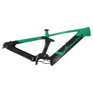 Vélo tout suspendu avec cadre en fibre de carbone, moteur central 48V 500W, cadre en fibre de carbone, vélo tout suspendu en fibre de carbone - Product Image 2