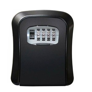 Jin Hao Key Box With Combination Lock Wall Mounted <b>Rectangle</b> Storage <b>Bin</b> For Home Renovation Construction Site Guesthouse - Product Image 2