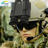 Jumelles tactiques de vision nocturne mains libres HTI 3D Display, lunettes montées sur casque, enregistrement vidéo HD 1080P, zoom 4x, 30 ips