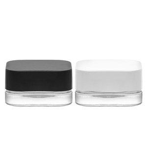 Glass 5ml 9ml Jar Plastic Square Cap Concentrate Jar Label <b>Container</b> Personal Care Food Grade - Product Image 2