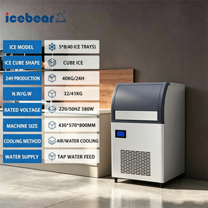 <b>Portable</b> Fully Automatic 40kg Ice <b>Maker</b> Machine Energy Saving Commercial for <b>Coffee</b> Shop Beverage Store Bar Ice <b>Maker</b> Machine Ho - Product Image 3
