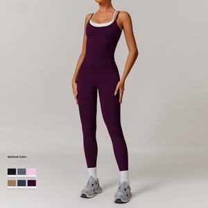 לוגו מותאם אישית חתיכה אחת חדר כושר בגדי גוף בגדי נשים ספורט בגדי נשים - Product Image 3