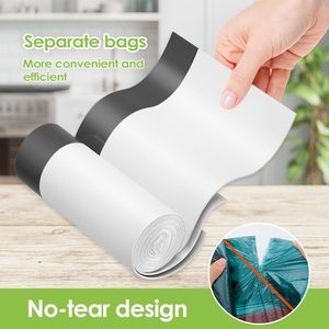 Bolsas de Basura Resistentes con Cordón Teivio, Bolsas Pequeñas Blancas para Basurero, para Hogar, Oficina, Cocina y Baño - Product Image 3