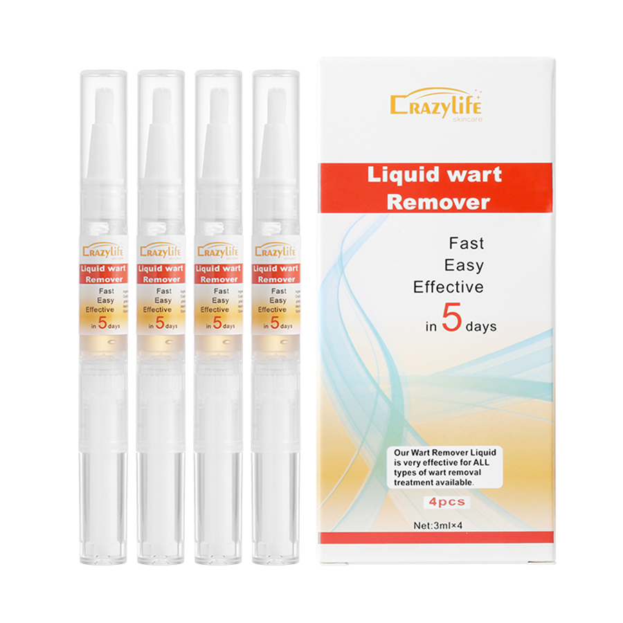 Эффективное средство для удаления этикеток на коже 4*3 мл, ручка для ремонта кожи, медицинское средство для удаления пятен, кукурузы на ногах, жидкое средство для удаления родинок и бородавок