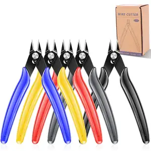 5 Inch Professional Small Wire Cutters Electronic Flush Cutter Carbon Steel Mini Nipper Jewelry Nippers