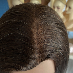 Testina Manichino per Parrucchieri in Capelli Umani 100% Veri per Pratica e Formazione - Product Image 4