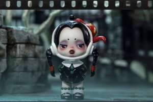 SKULLPANDA authentique, <span class=keywords><strong>la</strong></span> <span class=keywords><strong>Famille</strong></span> <span class=keywords><strong>Addams</strong></span>, 12 boîtes individuelles par ensemble par Eason Studio - Product Image 4