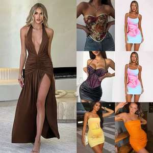 <span class=keywords><strong>Ropa</strong></span> al por mayor sin marca Vestido Casual Mujer <span class=keywords><strong>Ropa</strong></span> Elegante Para Mujer <span class=keywords><strong>Ropa</strong></span> <span class=keywords><strong>de</strong></span> verano Linda paca mixta para Mujer - Product Image 2