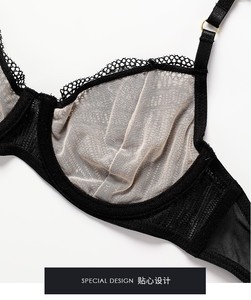 Grande <span class=keywords><strong>taille</strong></span> femmes soutien-gorge et slip ensembles sous-vêtements dentelle Sexy mince soutien-gorge avec anneau en acier large sangle S M L <span class=keywords><strong>XL</strong></span> - Product Image 6