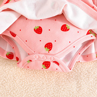 Nouvelle robe pour bébé fille style automne-hiver avec motif floral, plus foulard et chaussettes à nœud