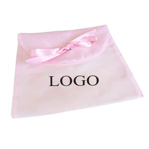 Emballage cadeau de luxe, pochette transparente en organza personnalisée avec logo brodé, petite pochette anti-poussière, sacs d'emballage - Product Image 6