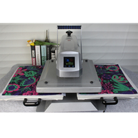 Mesin Press Panas Double Station untuk Kaos Berwarna Berbeda, Pneumatik, Harga Printer Layar, Printer Flat