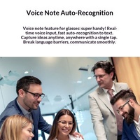Nouvelles Lunettes Intelligentes W100B 2025 pour la Traduction IA, Lecture Multilingue, Musique, Sports, Étanche, Appels Téléphoniques