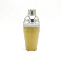 Outil de barman de couleur plaqué or, professionnel, 18oz, 550ml, mélangeur de Cocktail, Martini, boisson, boisson