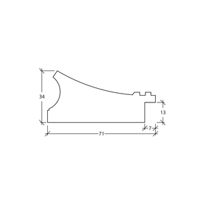 Moldura Personalizable con Acabado Natural, Moldura Base con Dorado Personalizado, Estilo Tradicional Ecológico, Moldura Delgada con Acabado Natural - Product Image 6