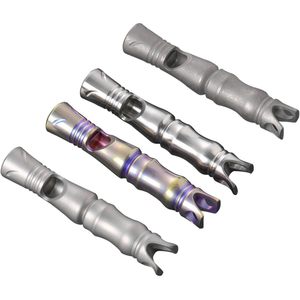 TIBROMTACK Titanium Emergency Survival Whistle Lightweight EDC Safety Whistle For Camping Hiking Sports - Product Image 2