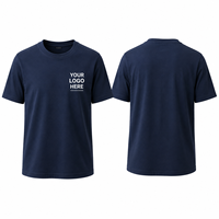 T-shirts personnalisés de qualité supérieure en coton 100% - Col rond - Manches courtes - Impression de logo personnalisé - Broderie - Marque privée - T-shirt pour homme