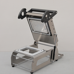 CE Plastic Preserve Sealing Machine With Prefabricated Dishes Shop Pp Box Packing Machine <b>Film</b> Tray Packing Machine Food Tray Se - Product Image 1