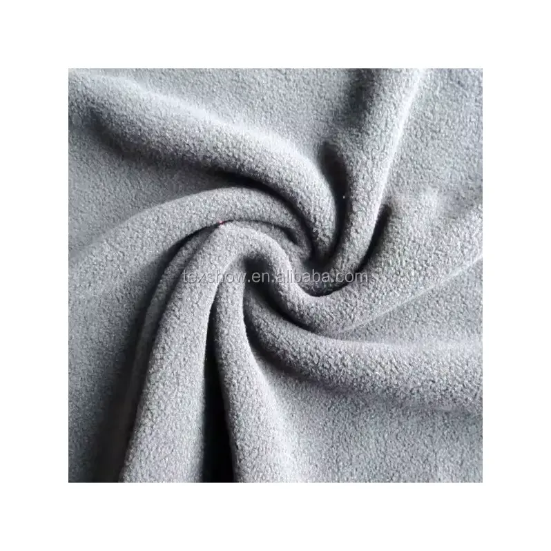 Tissu polaire imprimé, couleur unie, pour veste